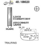 Skisse av Forlovelsesringer, SØLV MED DIAMANT - 4808019