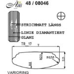 Skisse av Forlovelsesringer, SØLV MED DIAMANT - 4808045