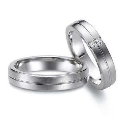 Gifteringer i hvitt gull 14 kt, 4.5 mm. GERSTNER - 20204 Gifteringer i hvitt gull 14 kt, 4.5 mm. GERSTNER - 20204