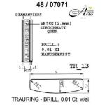 Skisse av hvitt gull 14 kt, 5 mm. Smart line - 480707100