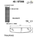 Skisse av hvitt gull 14 kt, 5.5 mm. Smart line - 48070660