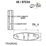 Skisse av hvitt gull 14 kt, 5 mm. Smart line - 4807034