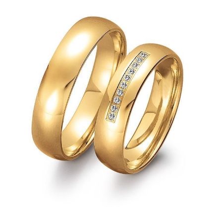 Gifteringer i gult gull 9kt, 5 mm. GETTMANN - 1805250 Gifteringer i gult gull 9kt, 5 mm. GETTMANN - 1805250
