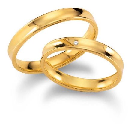 Gifteringer i gult gull 9kt, 4,5 mm. GETTMANN - 1110445 Gifteringer i gult gull 9kt, 4,5 mm. GETTMANN - 1110445