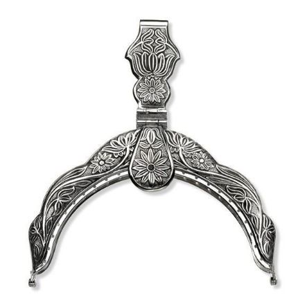 Veskelås, plett. Nordlandssølv - 636 Veskelås, plett. Nordlandssølv - 636