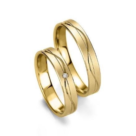 Gifteringer i gull 14 kt, 4 mm. Slim line - 480713599 Gifteringer i gull 14 kt, 4 mm. Slim line - 480713599