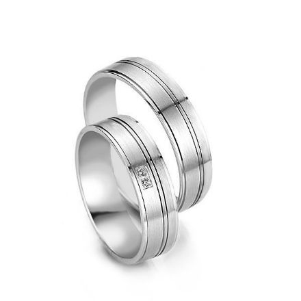 Gifteringer i hvitt gull 14 kt, 5.5 mm. Smart line - 480706300 Gifteringer i hvitt gull 14 kt, 5.5 mm. Smart line - 480706300