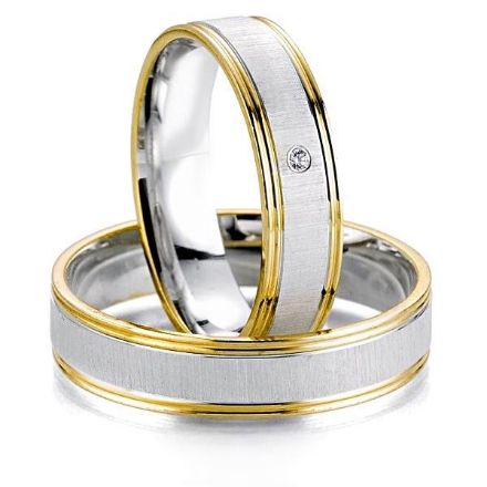Gifteringer i gull 14 kt, 5 mm. Smart line - 48070710 Gifteringer i gull 14 kt, 5 mm. Smart line - 48070710