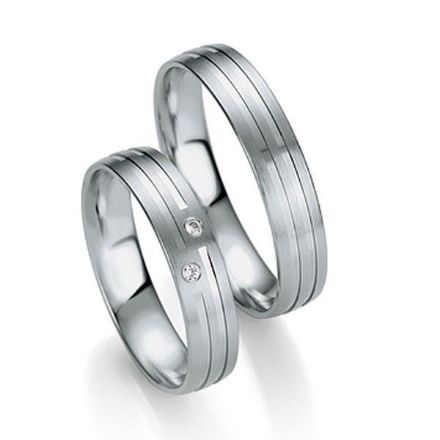 Gifteringer i hvitt gull 14 kt, 4.5 mm. Slim line  -  4807141 Gifteringer i hvitt gull 14 kt, 4.5 mm. Slim line  -  4807141