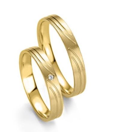 Gifteringer i gult gull 9kt, 3.5 mm. Slim  line  -  248071230 Gifteringer i gult gull 9kt, 3.5 mm. Slim  line  -  248071230