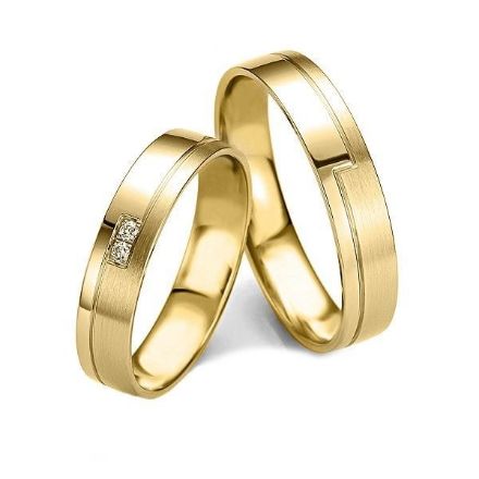 Gifteringer i gull 14 kt, 4.5 mm. Slim line - 48071390 Gifteringer i gull 14 kt, 4.5 mm. Slim line - 48071390