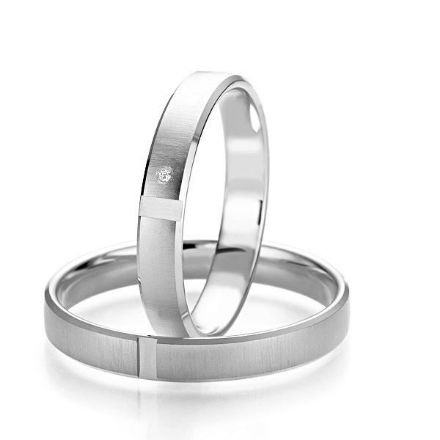 Gifteringer i hvitt gull 14 kt, 3.5 mm. Slim line - 48071210 Gifteringer i hvitt gull 14 kt, 3.5 mm. Slim line - 48071210