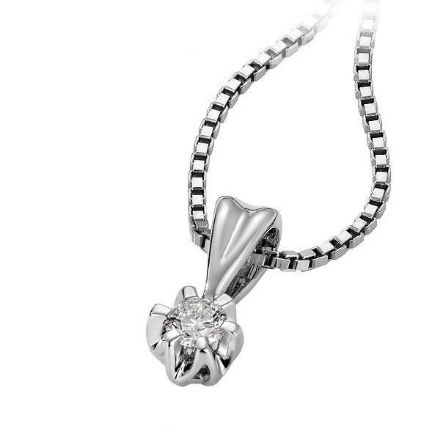 Diamantsmykke Sitara i gull med 0,25 ct W-Si-322125 Diamantsmykke Sitara i gull med 0,25 ct W-Si-322125