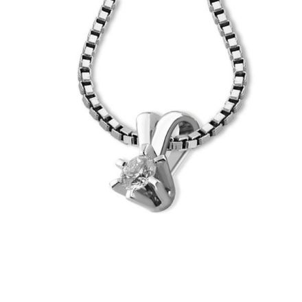 Diamantsmykke Sofia i gull med 0,05 ct W-Si-1120705 Diamantsmykke Sofia i gull med 0,05 ct W-Si-1120705