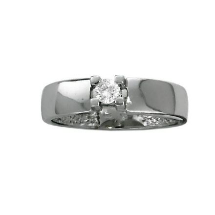 Gullring i 14 kt med zirkonia -304914 Gullring i 14 kt med zirkonia -304914