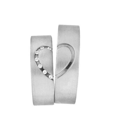 Gifteringer i hvitt gull 14 kt, 6 mm. GERSTNER - 282670 Gifteringer i hvitt gull 14 kt, 6 mm. GERSTNER - 282670