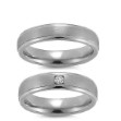 Gifteringer i hvitt gull 14 kt, 5 mm. GERSTNER - 209910