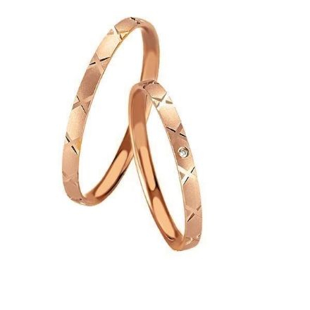 Gifteringer i rødt gull 9 kt, 2 mm. BASIC SLIM - 1480431700 Gifteringer i rødt gull 9 kt, 2 mm. BASIC SLIM - 1480431700