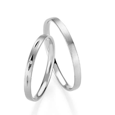 Gifteringer i platina 950, 2 mm. BASIC SLIM - 44804331 Gifteringer i platina 950, 2 mm. BASIC SLIM - 44804331