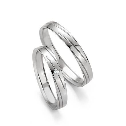 Gifteringer i hvitt gull 14 kt, 3.5 mm. BASIC SLIM - 48042230 Gifteringer i hvitt gull 14 kt, 3.5 mm. BASIC SLIM - 48042230