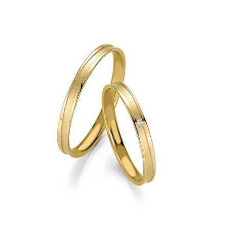 Gifteringer i gult gull 14 kt, 2.5 mm. BASIC SLIM - 48043250 Gifteringer i gult gull 14 kt, 2.5 mm. BASIC SLIM - 48043250
