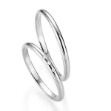 Gifteringer i hvitt gull 14 kt, 2 mm. BASIC SLIM - 48043050