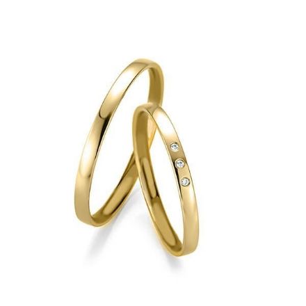Gifteringer i gult gull 9 kt, 2 mm. BASIC SLIM - 148043070 Gifteringer i gult gull 9 kt, 2 mm. BASIC SLIM - 148043070