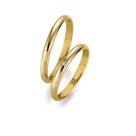 Gifteringer i gult gull 9 kt, 2.5 mm. BASIC SLIM - 148043110 Gifteringer i gult gull 9 kt, 2.5 mm. BASIC SLIM - 148043110