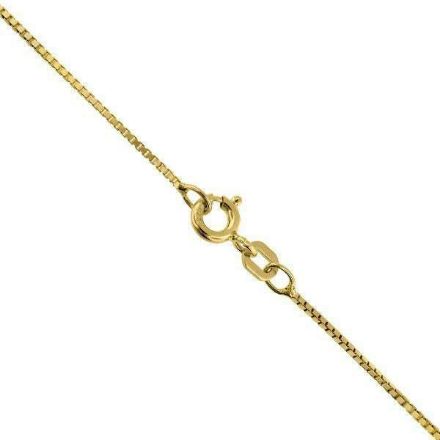 Veneziansk forgylt kjede 40 cm/0,9 mm -12104940 Veneziansk forgylt kjede 40 cm/0,9 mm -12104940