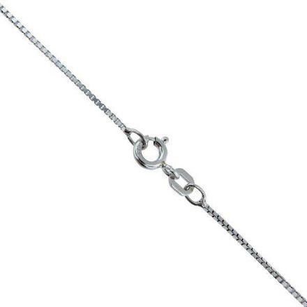 Veneziansk sølv rhodinert kjede 40 cm / 0,9 mm -121050540 Veneziansk sølv rhodinert kjede 40 cm / 0,9 mm -121050540