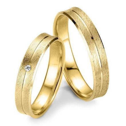 Gifteringer i gult gull 14 kt, 4.5 mm. Smart line - 4807001 Gifteringer i gult gull 14 kt, 4.5 mm. Smart line - 4807001