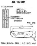 Skisse av gult gull 14 kt, 4.5 mm. Smart line - 4807001