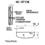 Bilde av Gifteringer i hvitt og rødt gull 9kt, 4 mm. Slim  line - 24807135