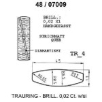 Skisse av gult gull 14 kt, 4.5 mm. Smart line - 4807009