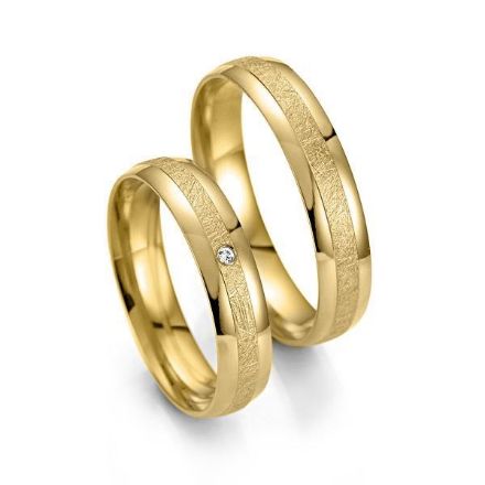 Gifteringer i gult gull 14 kt, 4.5 mm. Smart line - 4807013 Gifteringer i gult gull 14 kt, 4.5 mm. Smart line - 4807013