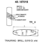 Skisse av gult gull 14 kt, 5 mm. Smart line - 4807015