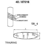 Skisse av gult gull 14 kt, 5 mm. Smart line - 4807016