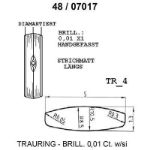 Skisse av gult gull 14 kt, 5 mm. Smart line - 4807017