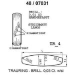 Skisse av gult gull 14 kt, 5 mm. Smart line - 48070310