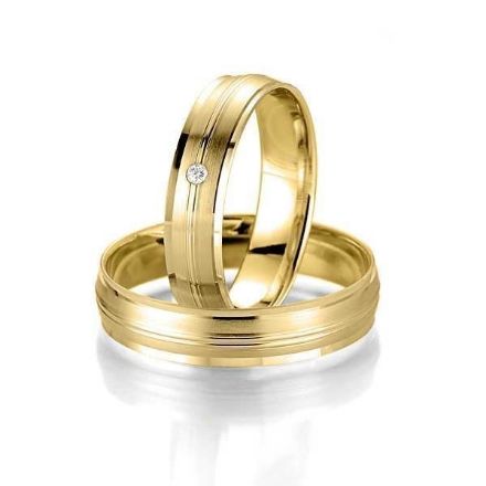 Gifteringer i gult gull 14 kt, 5 mm. Smart line - 48070350 Gifteringer i gult gull 14 kt, 5 mm. Smart line - 48070350