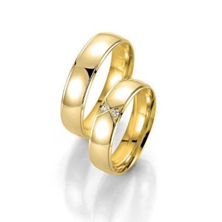 Gifteringer i gult gull 14 kt, 5.5 mm. Smart line - 48070450 Gifteringer i gult gull 14 kt, 5.5 mm. Smart line - 48070450