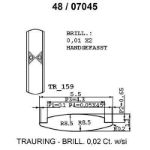 Skisse av gult gull 14 kt, 5.5 mm. Smart line - 48070450