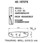 Skisse av gult gull 14 kt, 4.5 mm. Smart line - 48070750