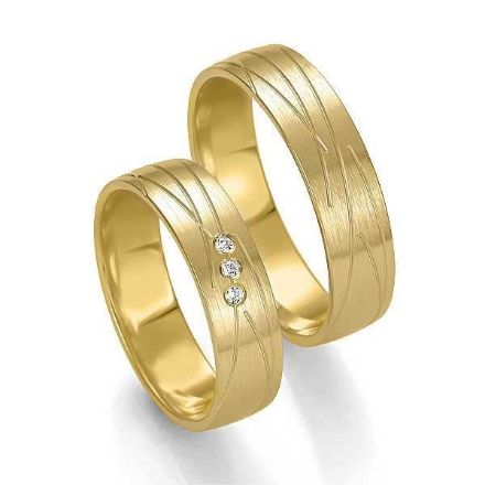 Gifteringer i gult gull 14 kt, 5.5 mm. Smart line - 48070830 Gifteringer i gult gull 14 kt, 5.5 mm. Smart line - 48070830