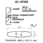 Skisse av gult gull 14 kt, 5.5 mm. Smart line - 48070850