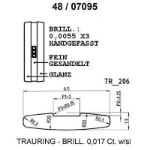 Skisse av gult gull 14 kt, 6.5 mm. Smart line - 48070950