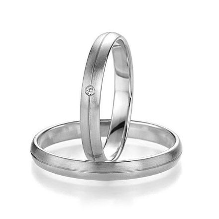 Gifteringer i platina 950, 3 mm. BASIC LIGHT - 44805649 Gifteringer i platina 950, 3 mm. BASIC LIGHT - 44805649