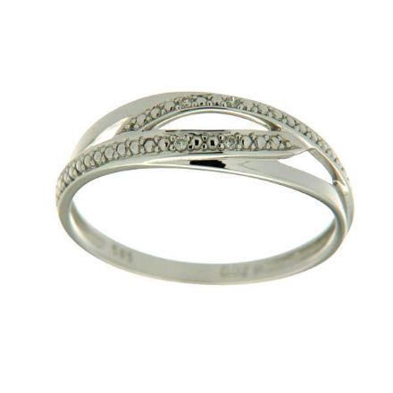 Vis detaljer for Ring i hvitt gull med zirkonia - 630430 Bilde av Ring i hvitt gull med zirkonia - 630430