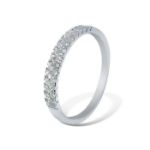 Diamantring i hvitt gull med 0,25 ct W-Si-AR01141