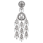 Sølje Gudbrandsdalsknappen, oksidert. Graffer